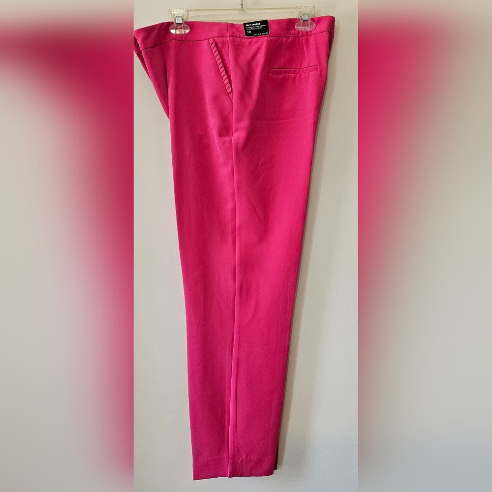 Zac & Rachel Slim Ankle Pink Dress Pants. Sz 10